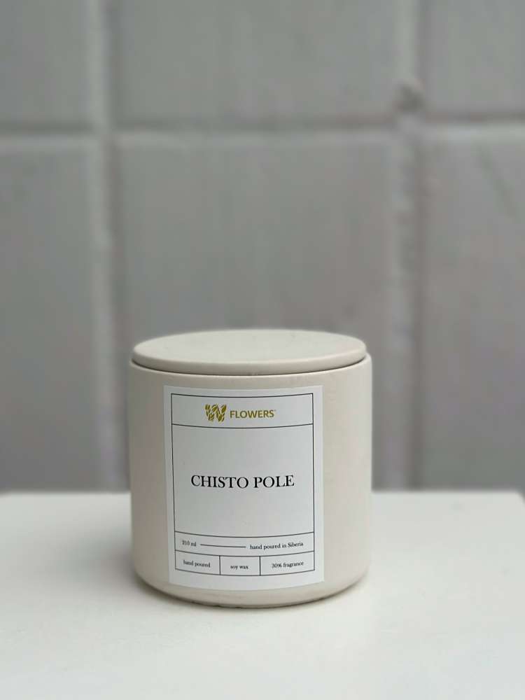 Свеча CHISTO POLE, 210 мл